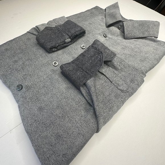 HART SHAFFNER MARX - Men's 3XB, Long Sleeve Shirt. Gray. Great Condition!! - Picture 1 of 8